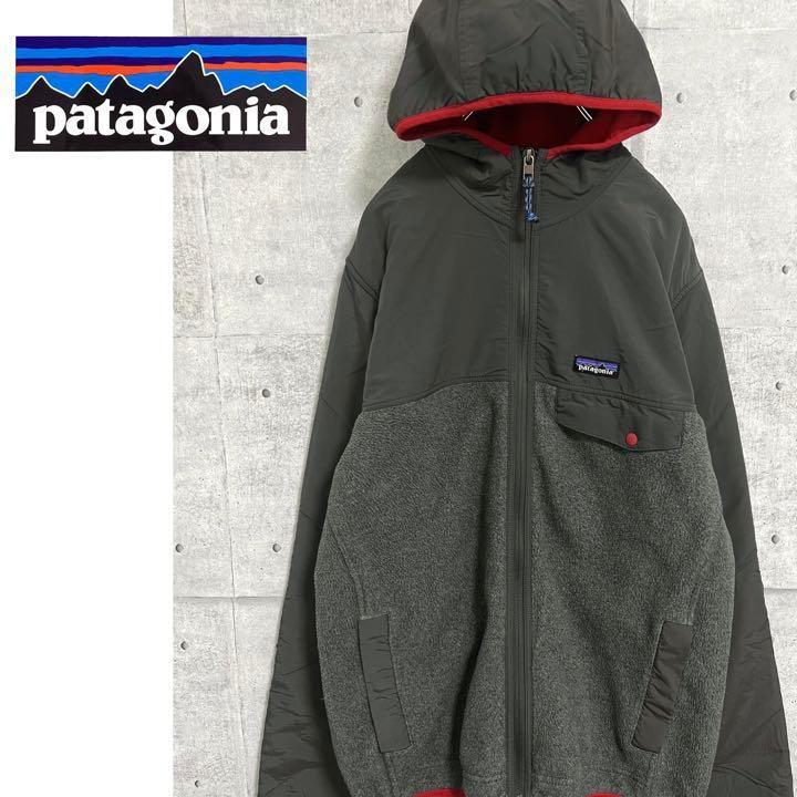 【廃盤モデル】Patagonia シンチラ　フリースジャケット 切替グレー灰