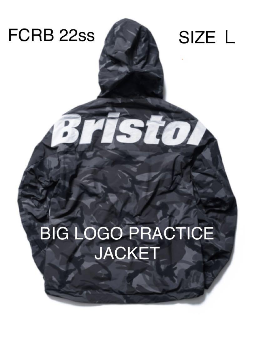 FCRB 22ss BIG LOGO PRACTICE JACKET Ｌカモ