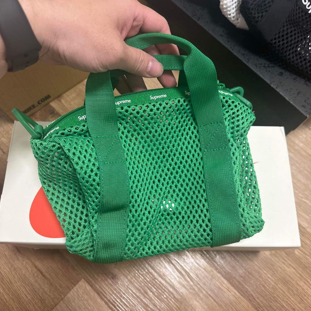 期間限定】 Supreme Mesh Mesh Mini Mini Duffle Duffle Bag Green/緑 ...