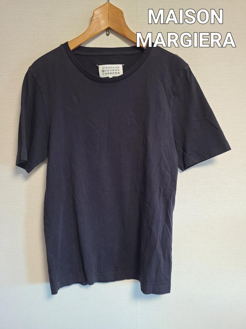 メゾンマルジェラ Tシャツ カットソー 半袖 黒 Maison Margiela